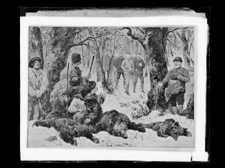 Josef Löwy – k. u. k. Hof-Photograph, Kunst- und Verlags-Anstalt, Bärenjagd in Munkacz, 1888–18…