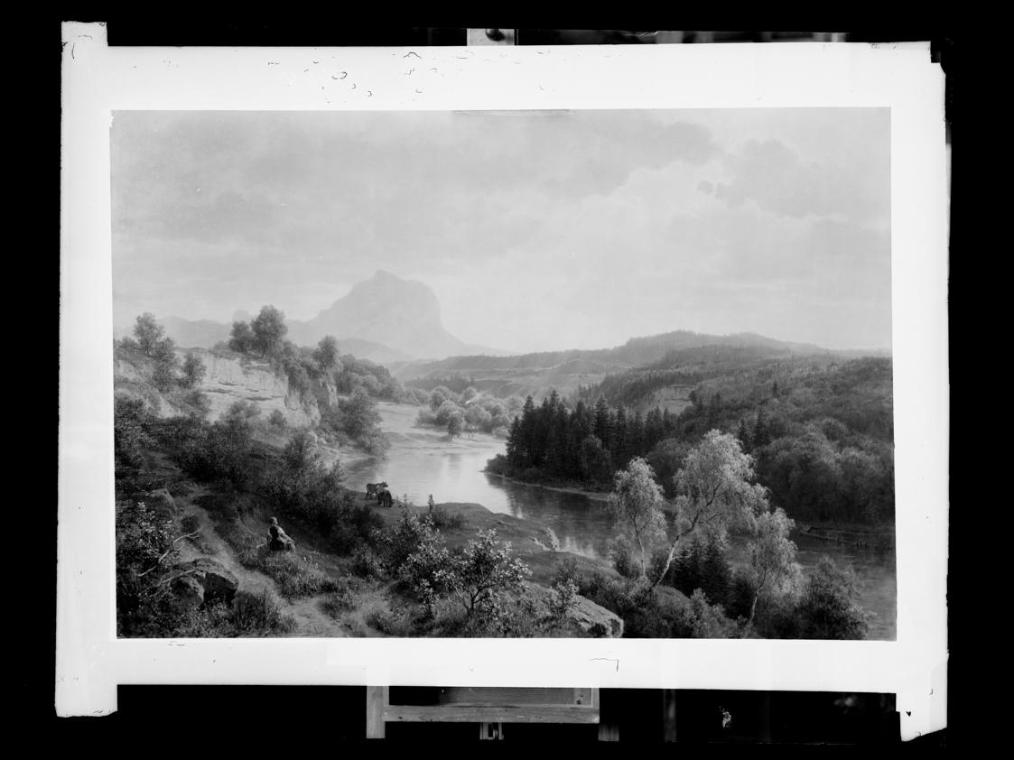 Josef Löwy – k. u. k. Hof-Photograph, Kunst- und Verlags-Anstalt, Die Traun und der Traunstein,…