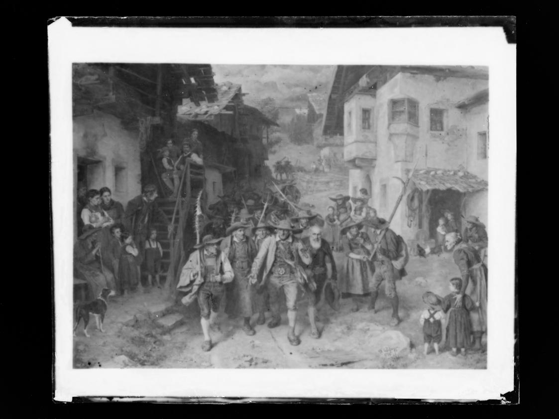 Josef Löwy – k. u. k. Hof-Photograph, Kunst- und Verlags-Anstalt, Das letzte Aufgebot, 1888–189…