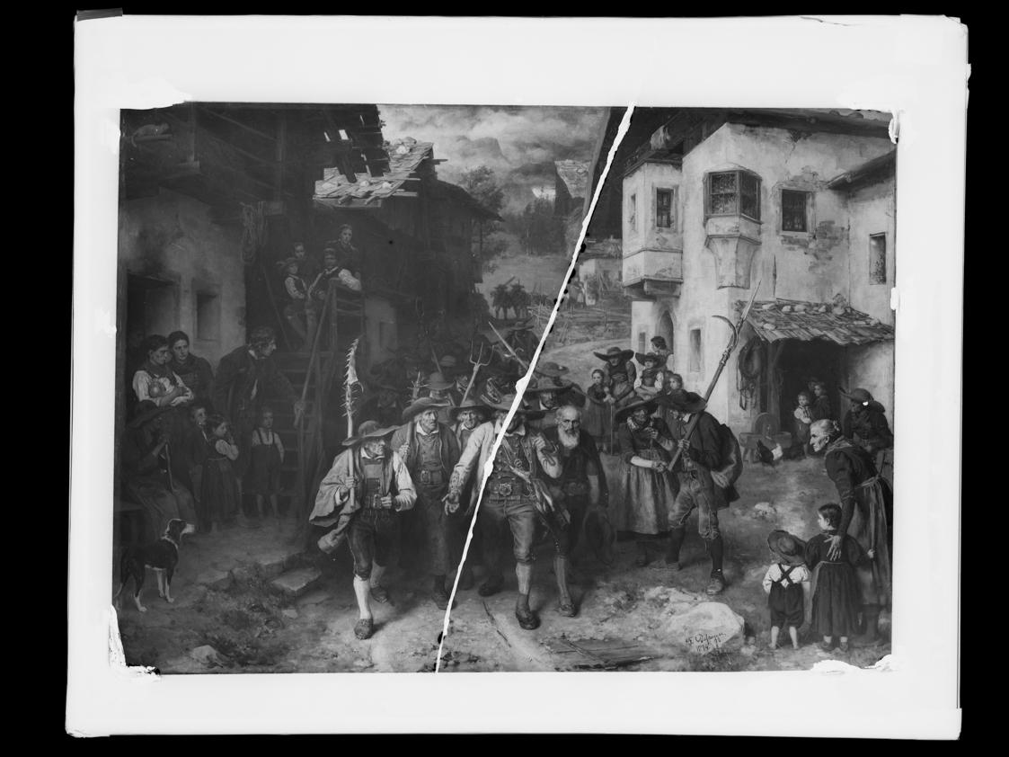Josef Löwy – k. u. k. Hof-Photograph, Kunst- und Verlags-Anstalt, Das letzte Aufgebot, 1888–189…