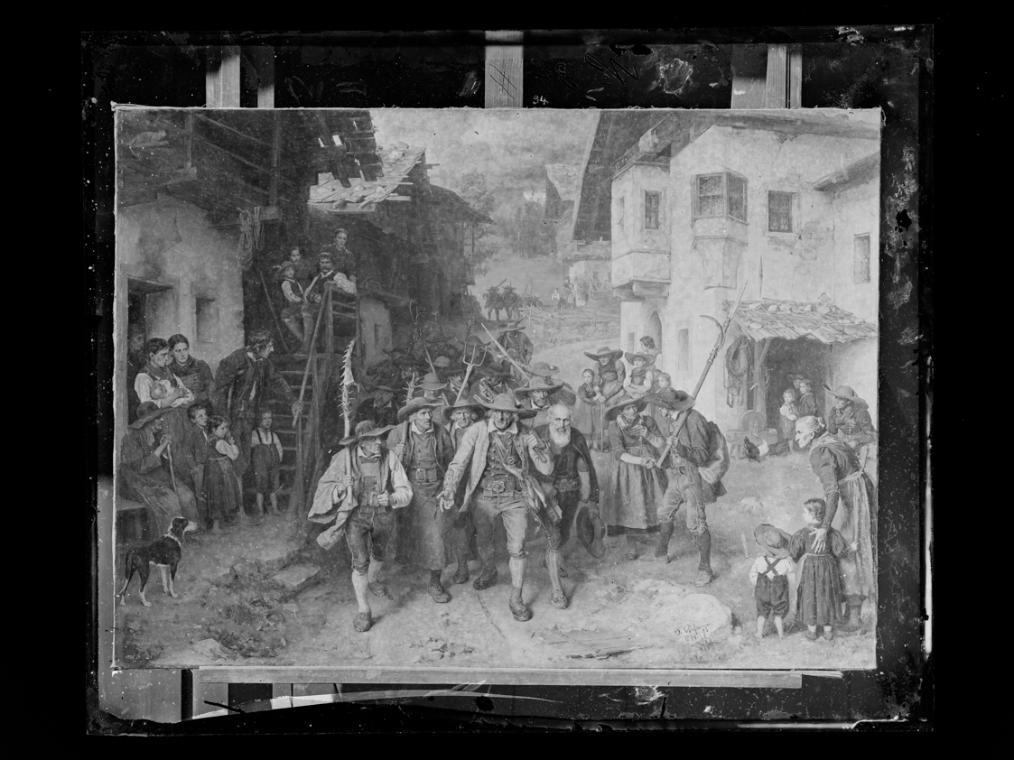 Josef Löwy – k. u. k. Hof-Photograph, Kunst- und Verlags-Anstalt, Das letzte Aufgebot, 1888–189…