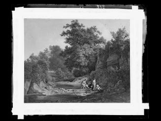 Josef Löwy – k. u. k. Hof-Photograph, Kunst- und Verlags-Anstalt, Landschaft mit Badenden, 1888…