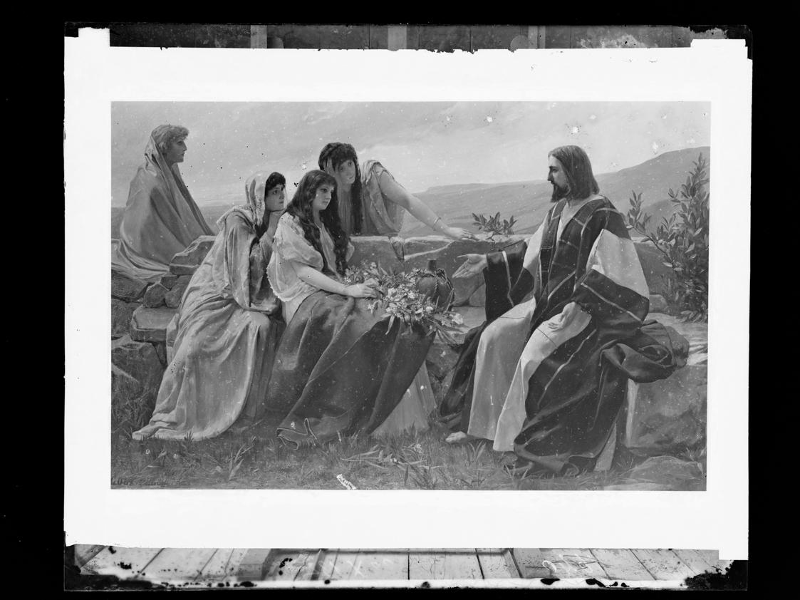 Josef Löwy – k. u. k. Hof-Photograph, Kunst- und Verlags-Anstalt, Christus und die Frauen, 1888…