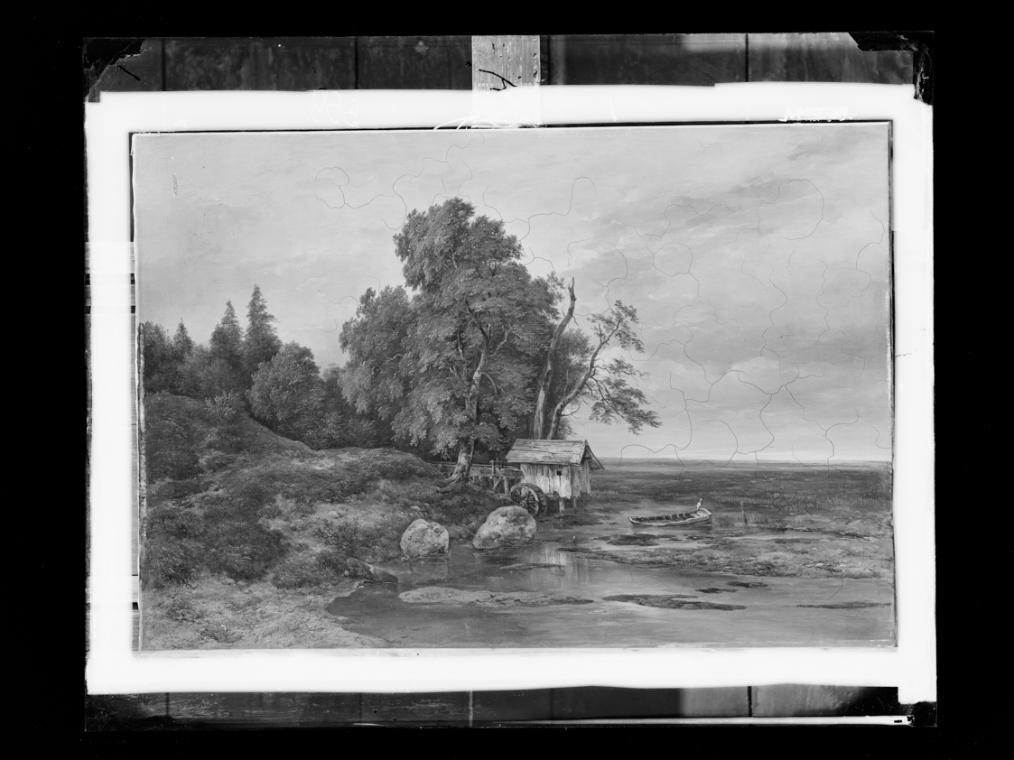 Josef Löwy – k. u. k. Hof-Photograph, Kunst- und Verlags-Anstalt, Die verlassene Mühle, 1888–18…