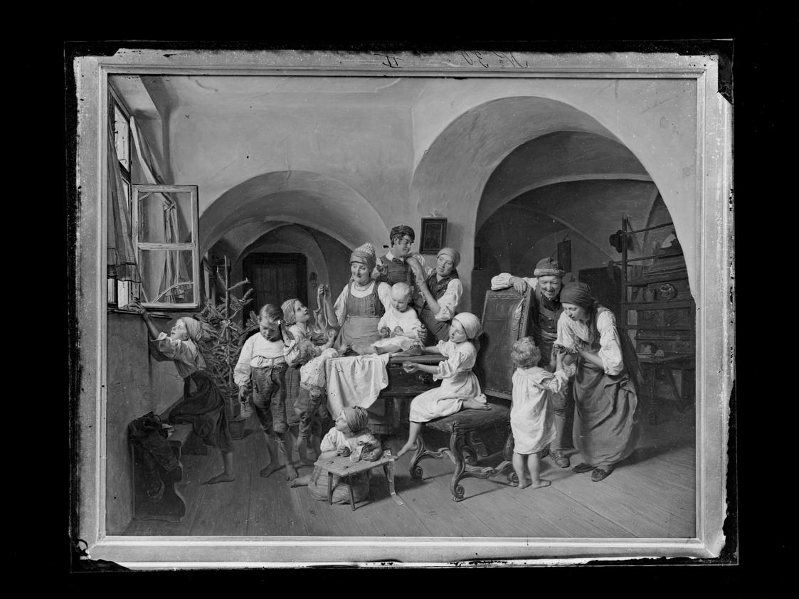Josef Löwy – k. u. k. Hof-Photograph, Kunst- und Verlags-Anstalt, Christtagmorgen, 1888–1891, O…