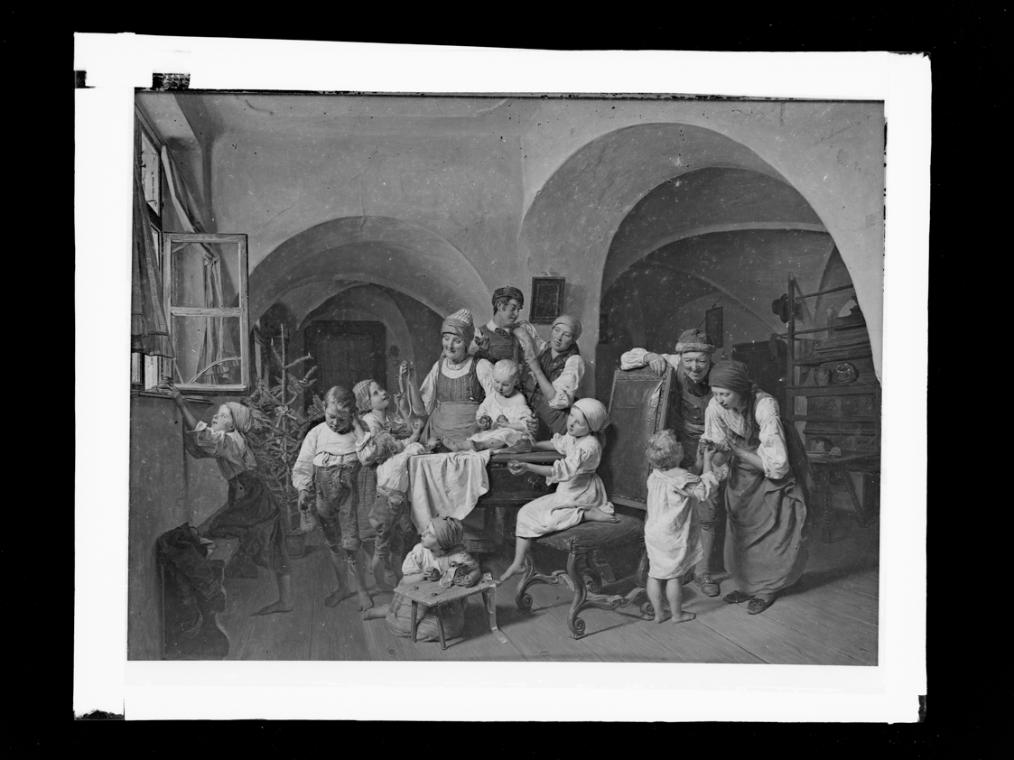 Josef Löwy – k. u. k. Hof-Photograph, Kunst- und Verlags-Anstalt, Christtagmorgen, 1888–1891, O…
