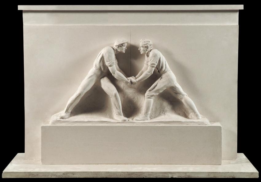 Entwurf für ein Straßenbaudenkmal der Nord-Süd-Verbindung im Burgenland. Mittelstück