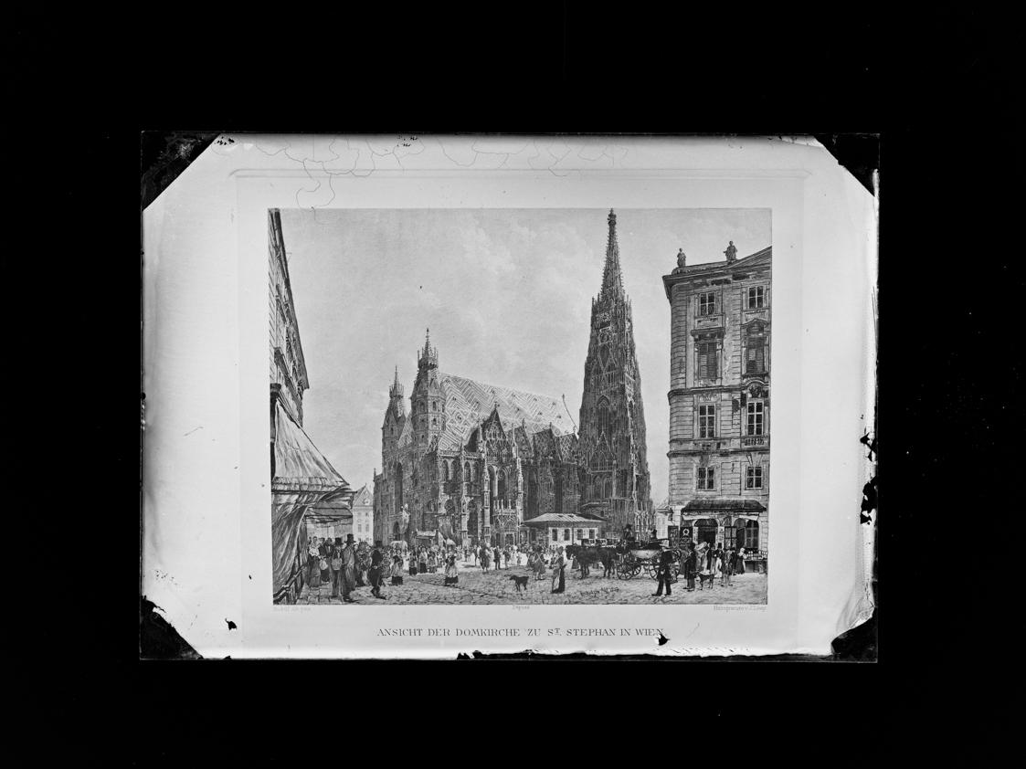 Josef Löwy – k. u. k. Hof-Photograph, Kunst- und Verlags-Anstalt, Der Stephansdom in Wien, 1888…