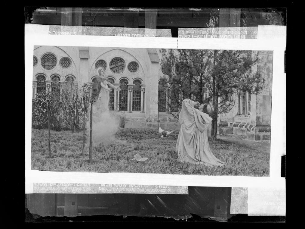 Josef Löwy – k. u. k. Hof-Photograph, Kunst- und Verlags-Anstalt, Vision des heiligen Bernhard,…