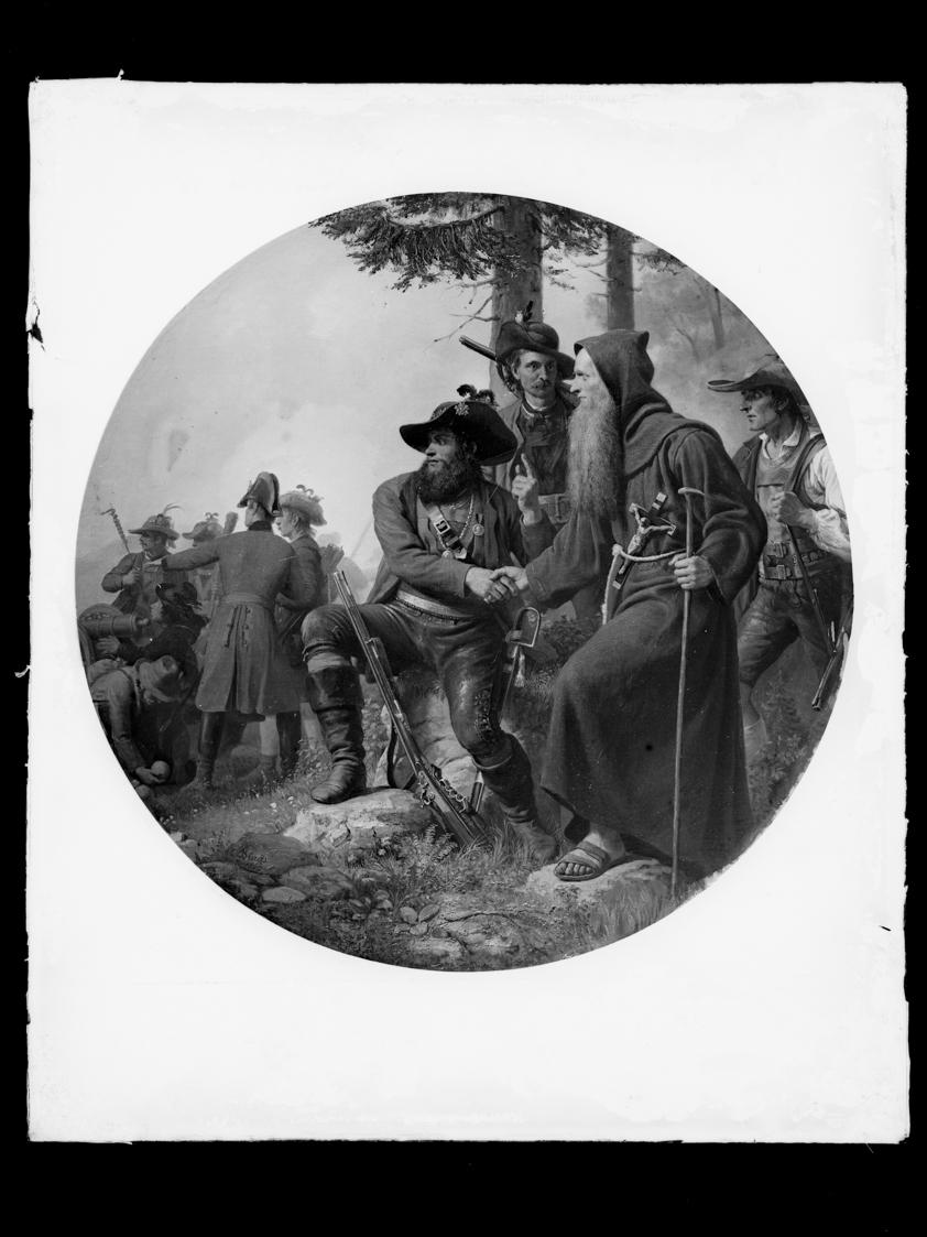 Josef Löwy – k. u. k. Hof-Photograph, Kunst- und Verlags-Anstalt, Der Kampf am Berg Isel 1809, …