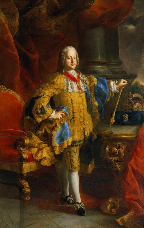 Martin van Meytens, Kaiser Franz I. Stephan von Lothringen, um 1745/1765, Öl auf Leinwand, 245 …