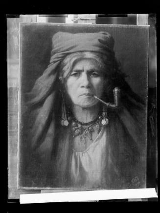 Josef Löwy – k. u. k. Hof-Photograph, Kunst- und Verlags-Anstalt, Zigeunerin, 1888–1891, Orthoc…