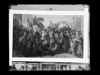 Josef Löwy – k. u. k. Hof-Photograph, Kunst- und Verlags-Anstalt, Der Empfang Manfreds (1231–12…
