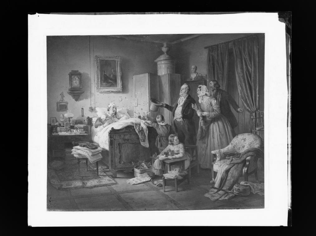 Josef Löwy – k. u. k. Hof-Photograph, Kunst- und Verlags-Anstalt, Der kranke Musiker, 1888–1891…