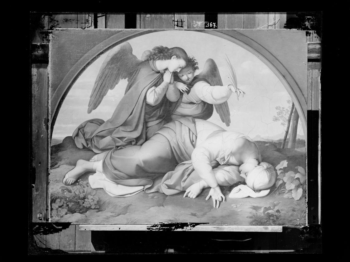 Josef Löwy – k. u. k. Hof-Photograph, Kunst- und Verlags-Anstalt, Die tote heilige Caecilia (Wi…