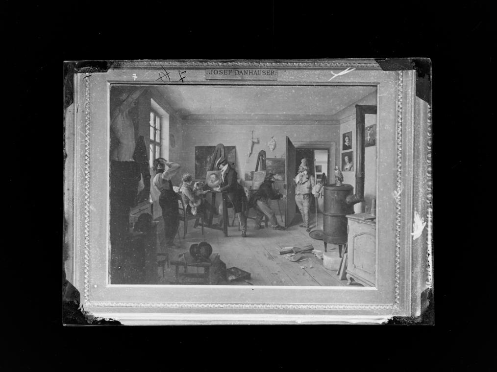 Josef Löwy – k. u. k. Hof-Photograph, Kunst- und Verlags-Anstalt, Das Scholarenzimmer, 1888–189…