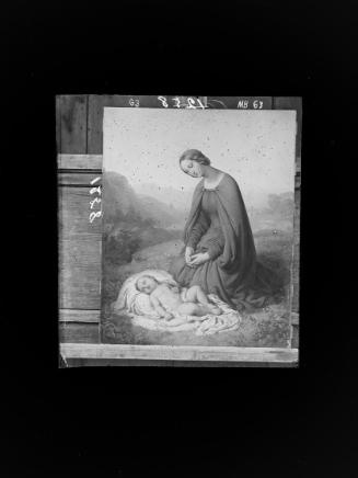 Josef Löwy – k. u. k. Hof-Photograph, Kunst- und Verlags-Anstalt, Maria, das Kind anbetend, 188…