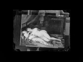 Josef Löwy – k. u. k. Hof-Photograph, Kunst- und Verlags-Anstalt, Die schlafende Venus vor dem …