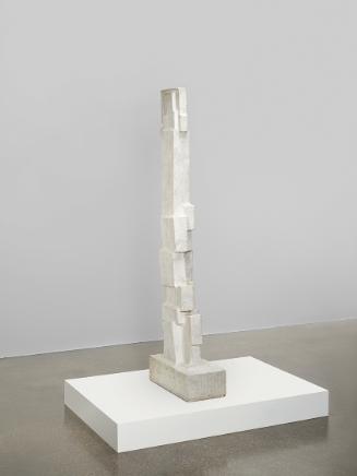 Fritz Wotruba, Große stehende Figur, 1966, Carrara-Marmor, 195,5 × 27 × 58 cm, 240 kg, Belveder…