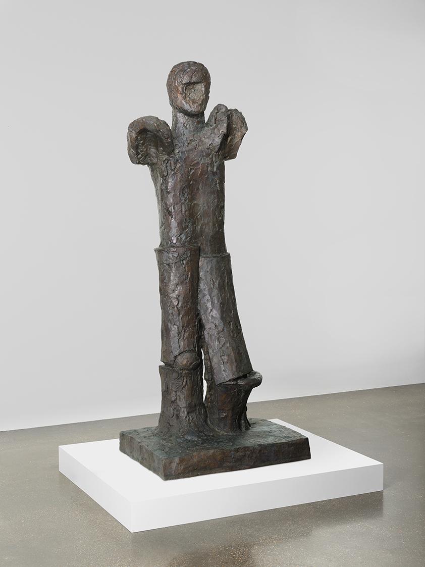 Fritz Wotruba, Großer Stehender, 1974, Bronze, 212 × 85 × 73 cm, 290 kg, Belvedere, Wien, Inv.-…