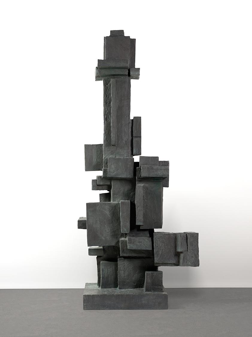 Fritz Wotruba, Große Skulptur, 1965, Bronze, 299,5 × 95,5 × 130,5 cm, 800 kg, Belvedere, Wien, …
