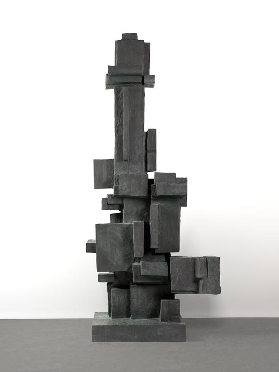 Fritz Wotruba, Große Skulptur, 1965, Bronze, 299,5 × 95,5 × 130,5 cm, 800 kg, Belvedere, Wien, …