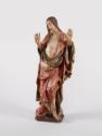 Meister von Großlobming, Christus als Schmerzensmann, um 1390/1400, Lindenholz, alte und barock…