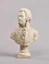 Viktor Oskar Tilgner, Der Komponist Wolfgang Amadeus Mozart, um 1880/1890, Marmor, 45 × 35 × 23…