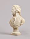 Viktor Oskar Tilgner, Der Komponist Wolfgang Amadeus Mozart, um 1880/1890, Marmor, 45 × 35 × 23…