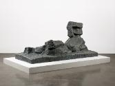 Fritz Wotruba, Große liegende Figur, 1951–1953, Bronze, 249 × 114 × 106 cm, 420 kg, Belvedere, …