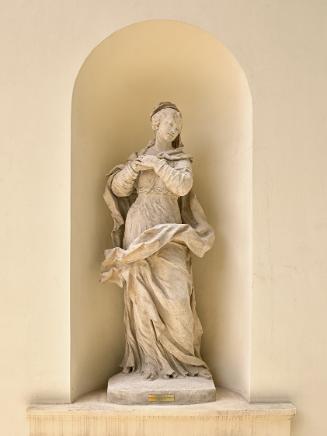 Lorenzo Mattielli, Immaculata, um 1740, Sandstein, 188 cm, Leihgabe Dr. Margarete Wenzel, Belve…