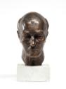 Fritz Wotruba, Portait-Kopf Robert Musil, Ende 1938/1939, Bronze, 33 × 21 × 27 cm, 22 kg, Belve…