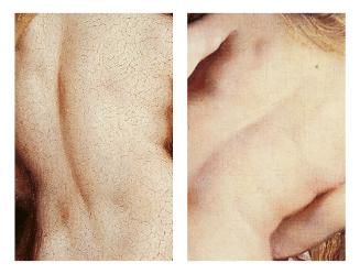 Maria Hahnenkamp, Diaprojektion 2 (Malerei), 2002, Doppelprojektion, je Set 81 Einzeldias, Belv…