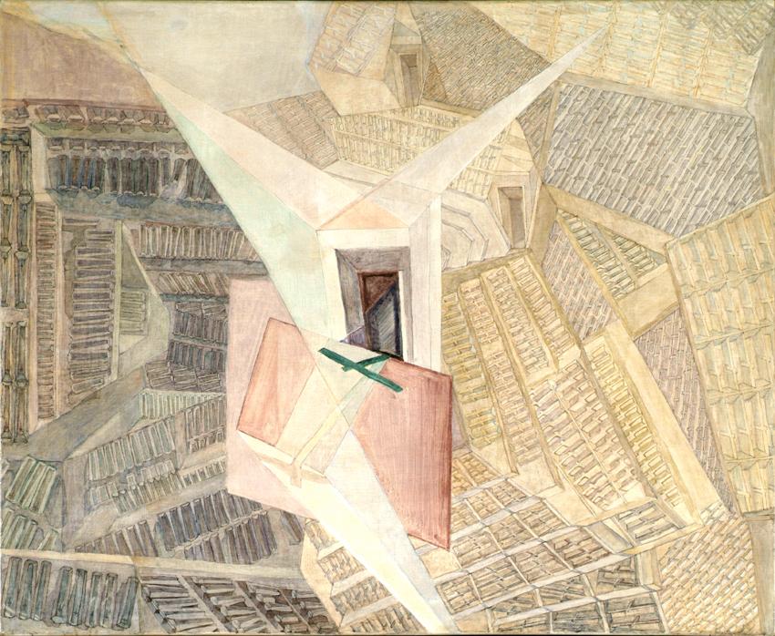 Josef Gabler, Auferstehung, 1969, Öl, Tusche auf Leinwand, 99,5 x 120 cm, Belvedere, Wien, Inv.…
