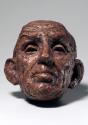 Hubert Wilfan, Norweger-Porträt, 1974, Keramik, bronziert auf Stein aus Jaeren (Norwegen), 43,5…