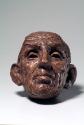 Hubert Wilfan, Norweger-Porträt, 1974, Keramik, bronziert auf Stein aus Jaeren (Norwegen), 43,5…