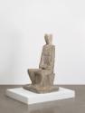 Fritz Wotruba, Große sitzende Figur - Menschliche Kathedrale, 1949, Kalkstein, 153 × 79 × 73 cm…