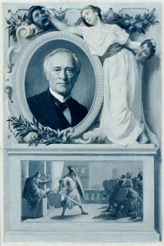 Andreas Groll, Der Schauspieler Ludwig Gabillon, um 1895, Öl auf Leinwand, 64 x 44 cm, Belveder…