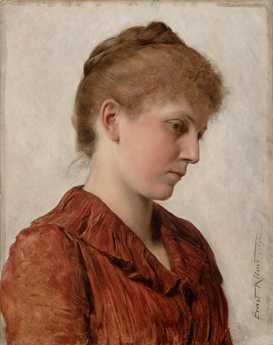HELENE KLIMT (GEB. FLÖGE), DIE FRAU DES KÜNSTLERS