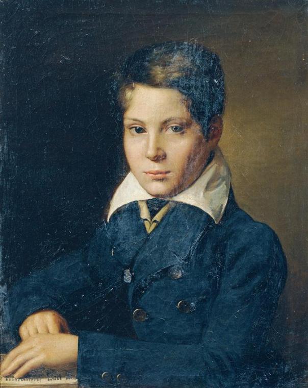 Brustbild eines Knaben