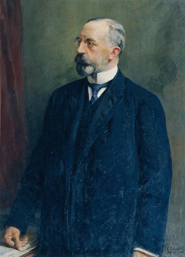 Kasimierz Pochwalski, Minister Karl Graf Stürgkh, 1917, Öl auf Leinwand, 114 x 83 cm, Belvedere…