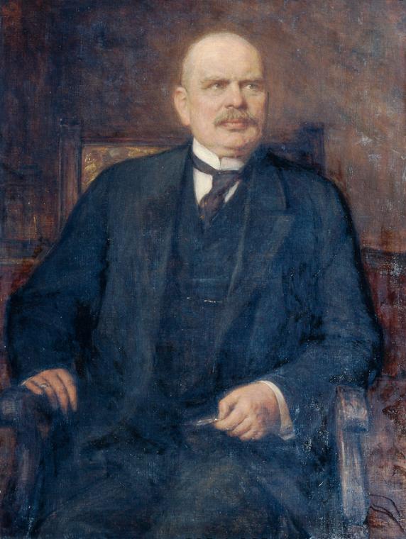 Alois Johann Josef Delug, Minister Max Freiherr Hussarek von Heinlein, um 1921, Öl auf Leinwand…
