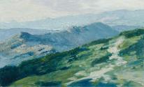 Ferdinand Engelmüller, Riesengebirge (aus der Mappe „16 Ansichten tschechischer Landschaften 'Č…