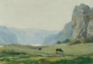 Ferdinand Engelmüller, Beraun (aus der Mappe „16 Ansichten tschechischer Landschaften 'Česka Kr…