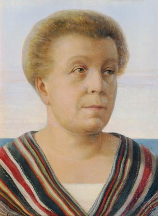 Friedrich Frotzel, Risa Joachim, 1931, Öl auf Holz, 35 x 26,5 cm, Belvedere, Wien, Inv.-Nr. 730…