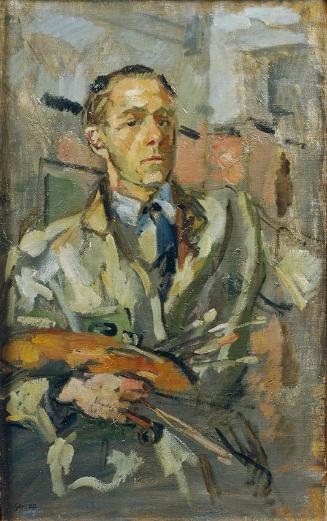 Friedrich Hermann Schiff, Selbstporträt, Shanghai, 1932, Öl auf Leinwand, 95 x 60 cm, Belvedere…