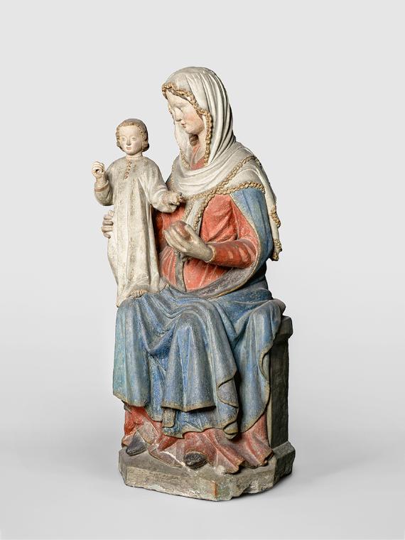 Thronende Maria mit Kind