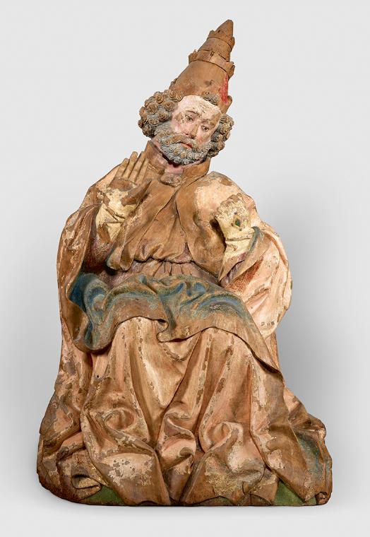 Thronender hl. Petrus als Papst