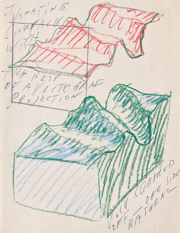 Schwebende Oberfläche, Idee für Vektographie