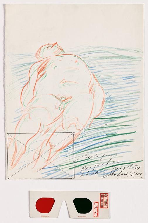 Großer toter Körper. Vektographisch...